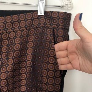 Vivienne Tam Jacquard pant solid knit black back